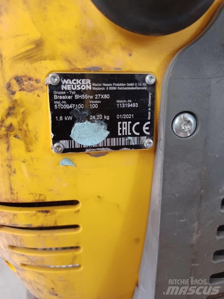 Wacker Neuson BH55rw Sıkıştırma tokmakları