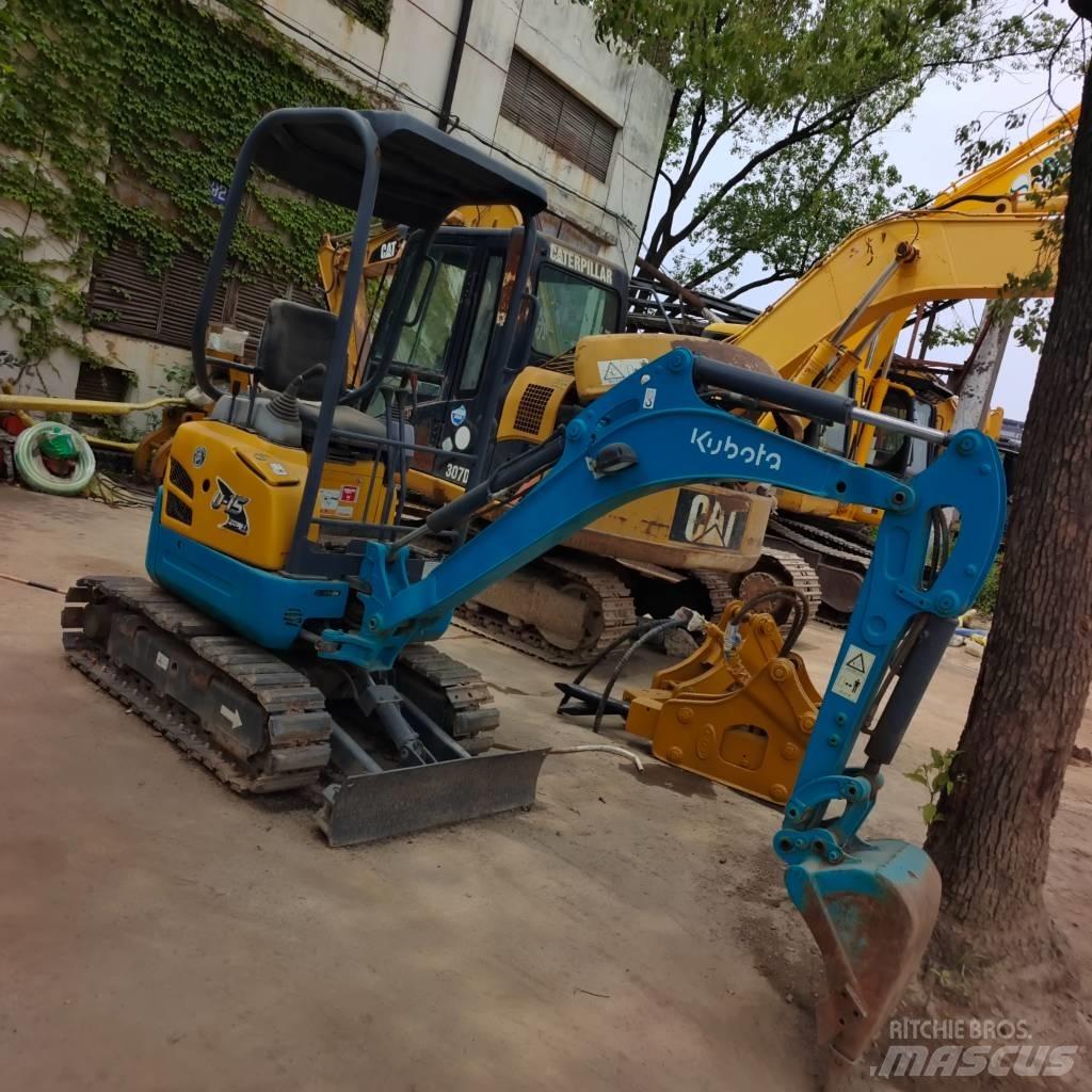 Kubota U 15 Mini ekskavatörler, 7 tona dek