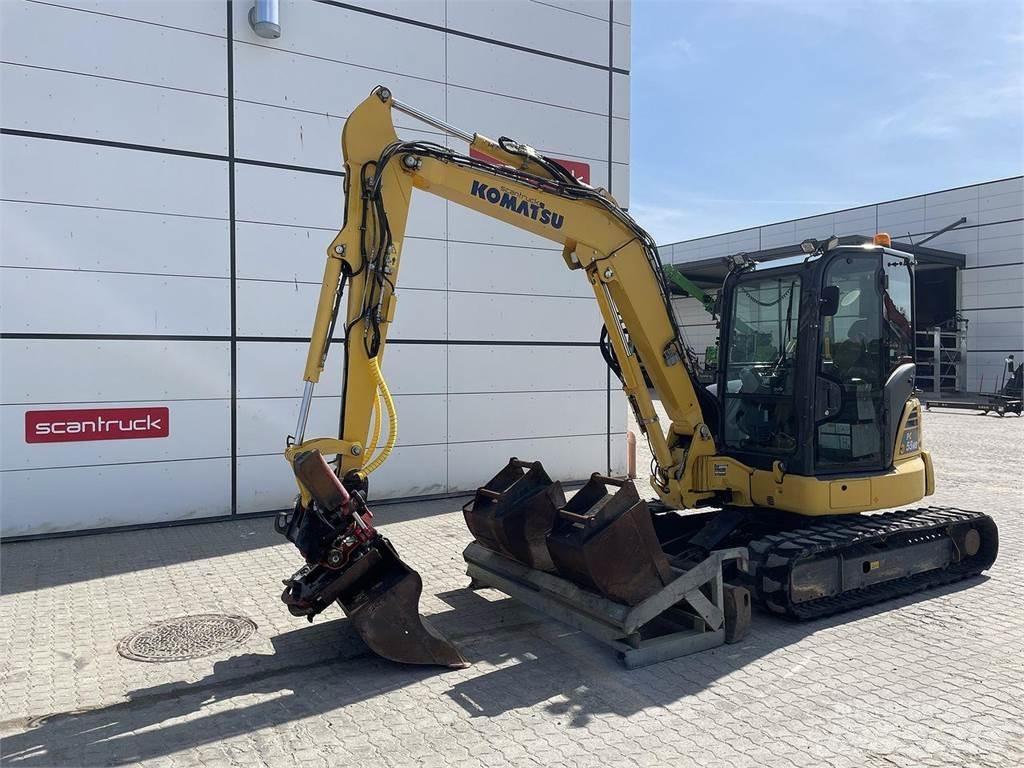 Komatsu PC55MR-5 Lastik tekerli ekskavatörler