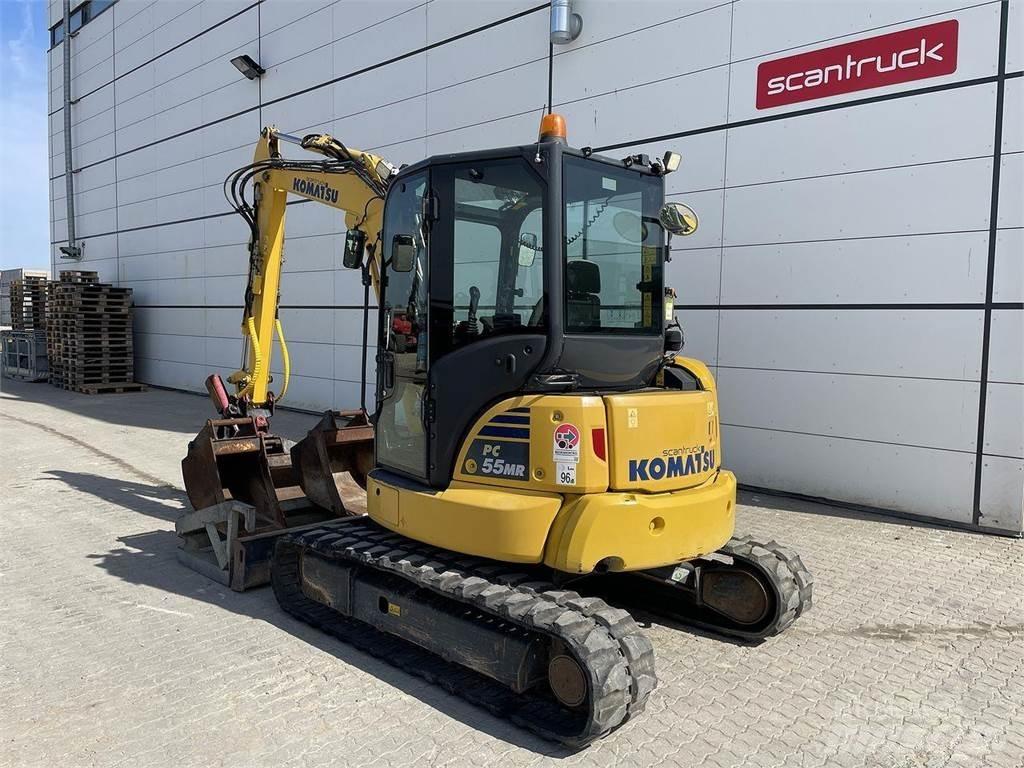 Komatsu PC55MR-5 Lastik tekerli ekskavatörler