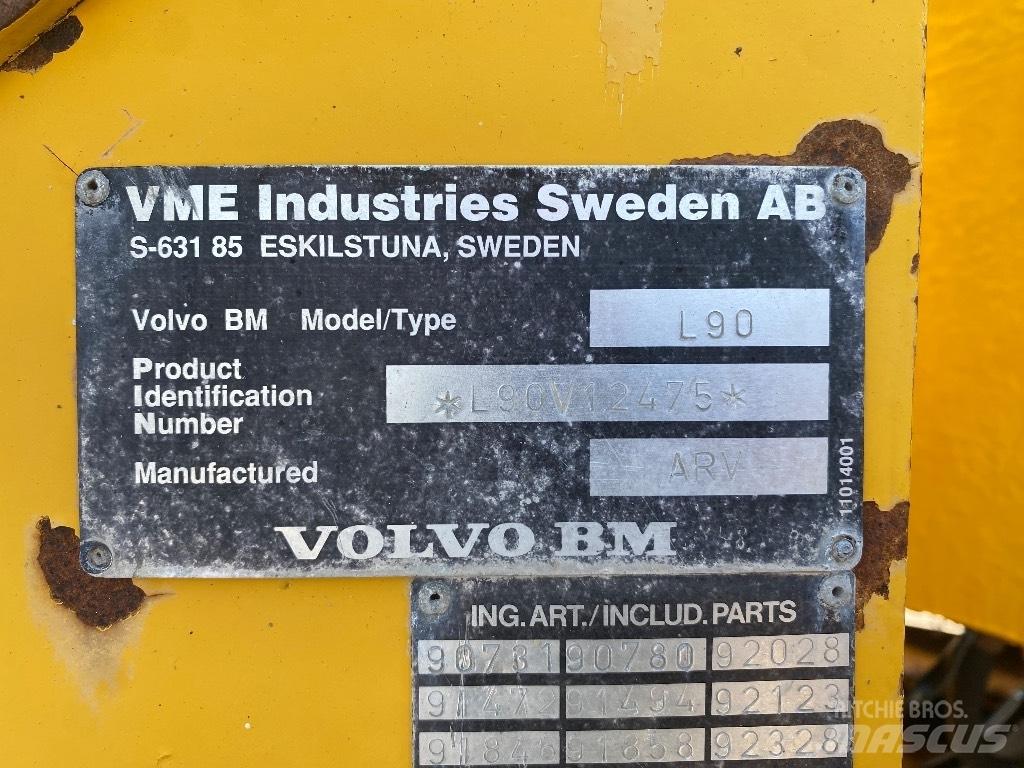 Volvo BM L 90 Tekerlekli yükleyiciler