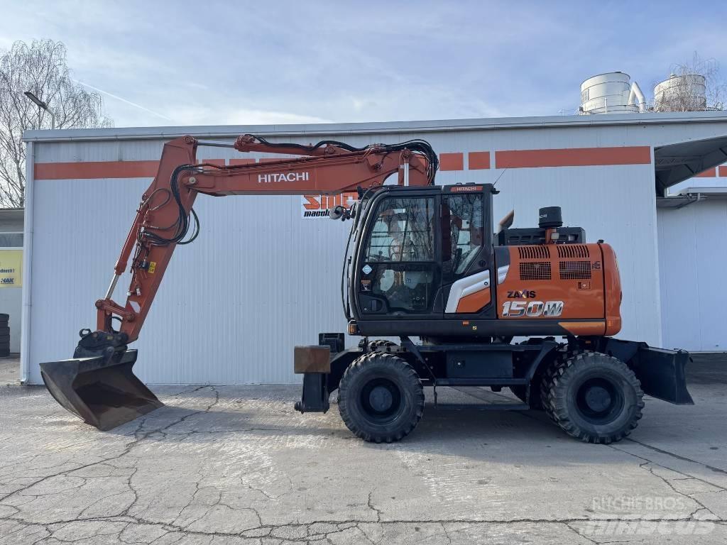 Hitachi ZX 150 W-7 Lastik tekerli ekskavatörler