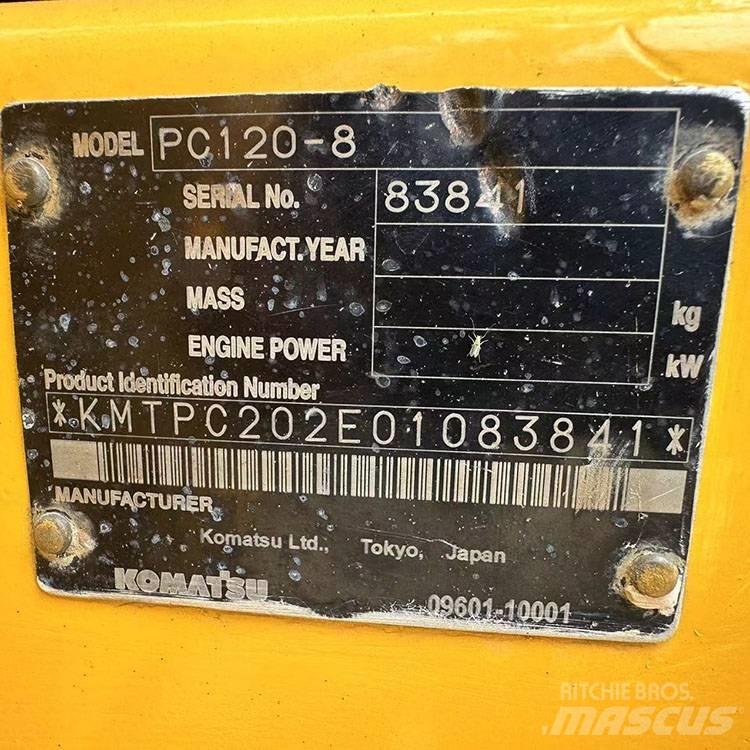 Komatsu PC 120-8 Paletli ekskavatörler