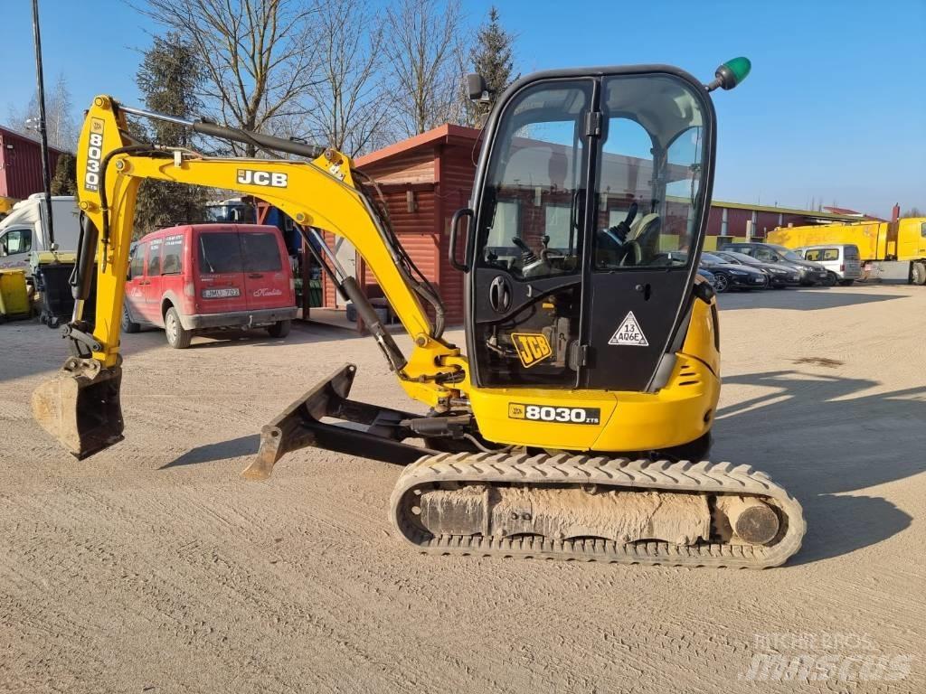 JCB 8030 ZTS Mini ekskavatörler, 7 tona dek