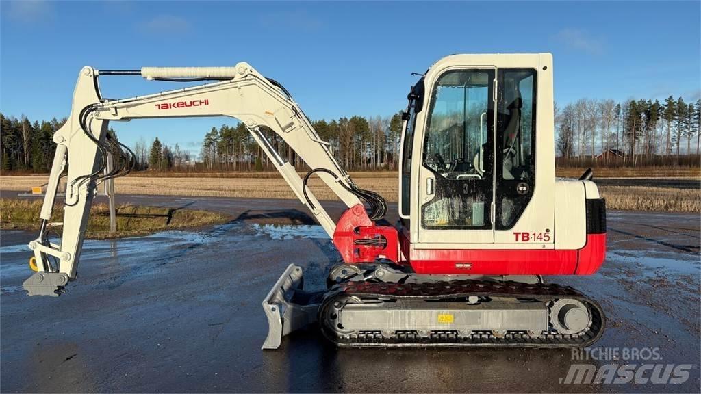 Takeuchi TB 145 Mini ekskavatörler, 7 tona dek