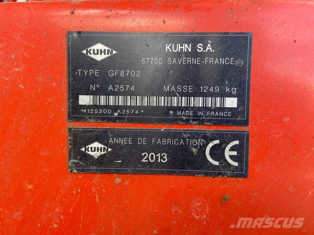 Kuhn GF8702 Kombine tirmiklar