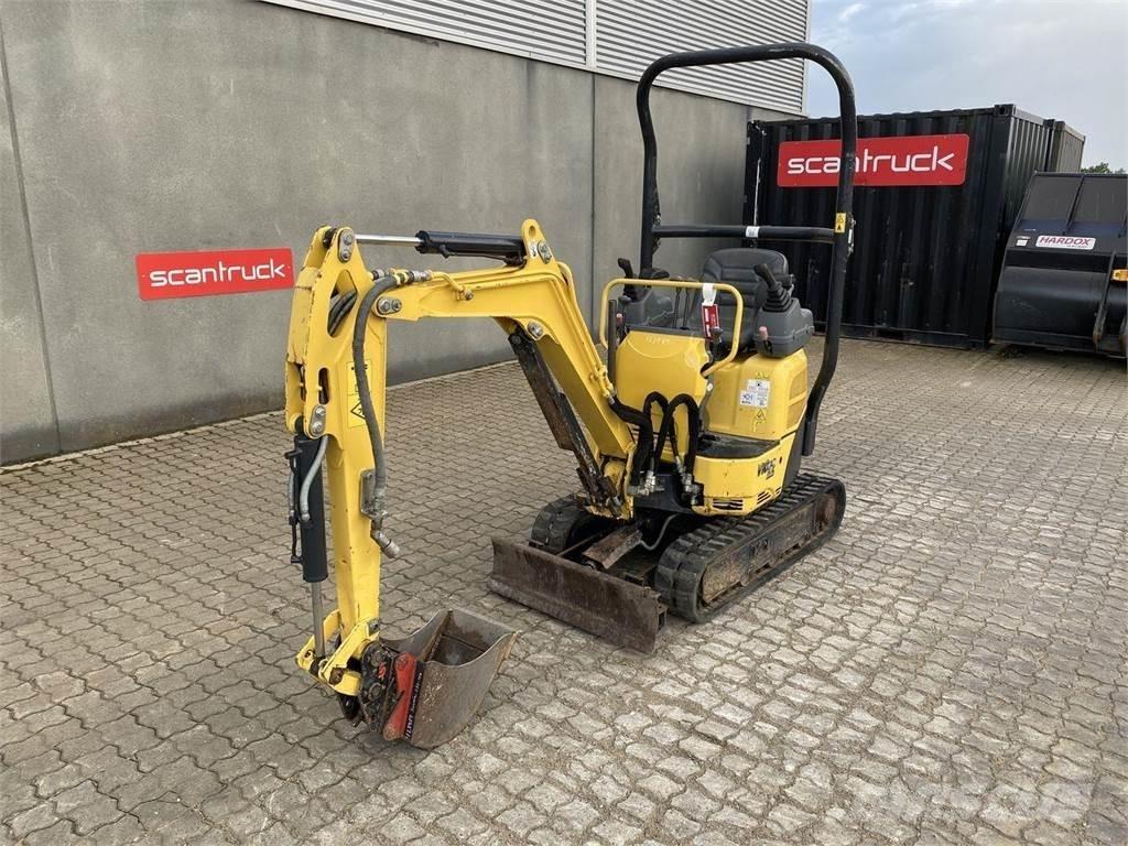 Yanmar VIO12 Lastik tekerli ekskavatörler
