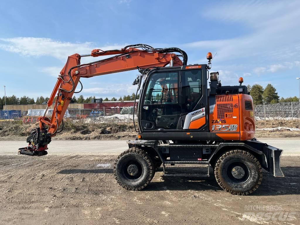 Hitachi ZX135W-7 Lastik tekerli ekskavatörler