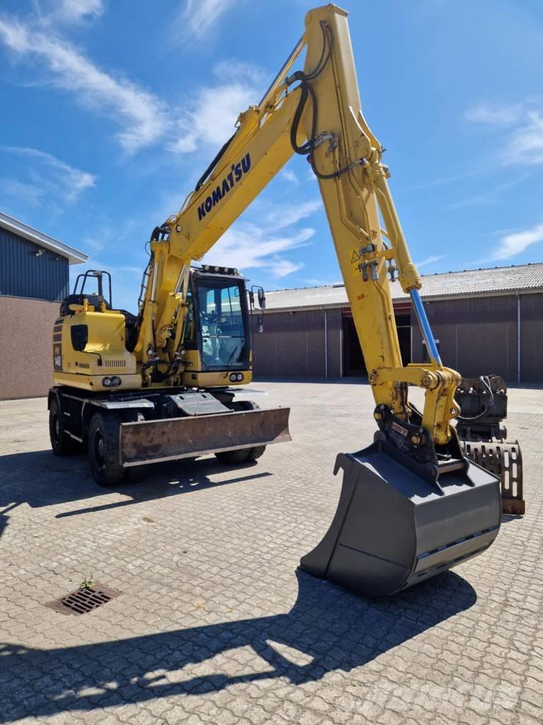 Komatsu PW 148-11 Lastik tekerli ekskavatörler