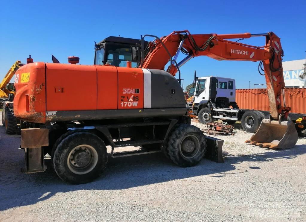 Hitachi ZX 170 W-3 Lastik tekerli ekskavatörler