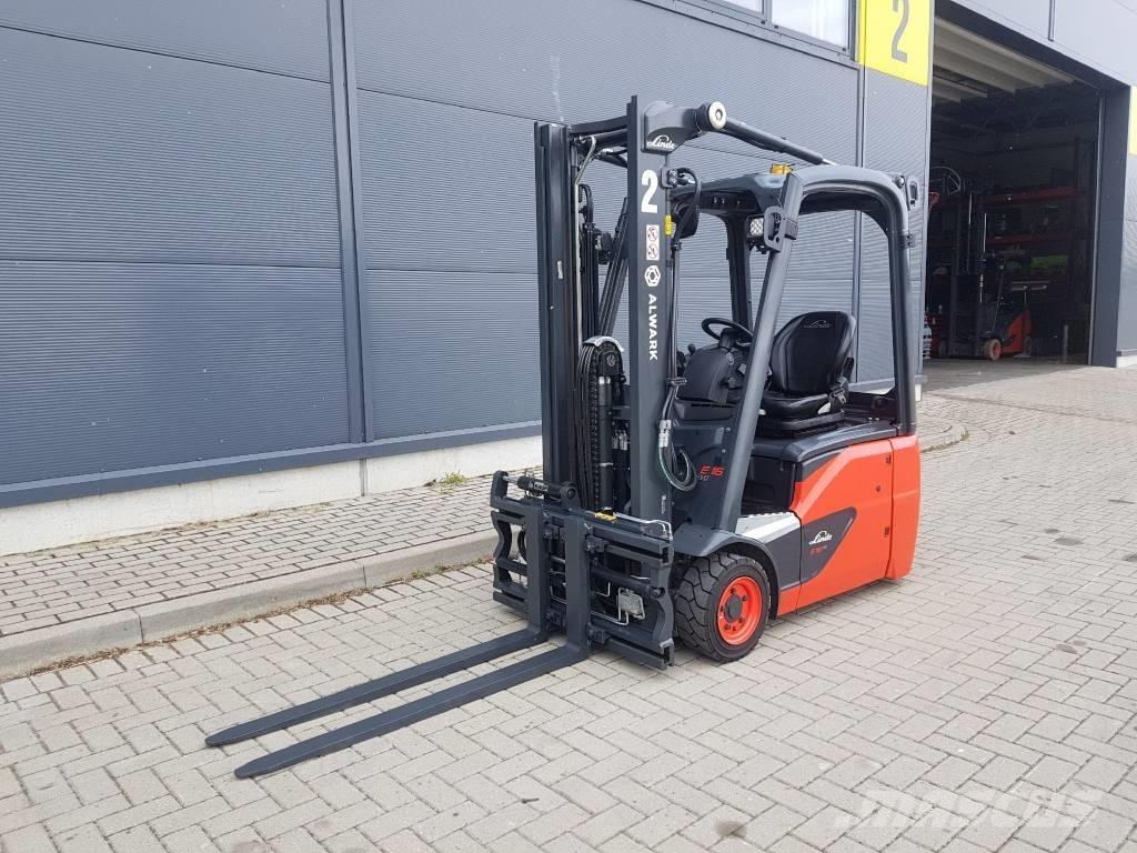 Linde E16C Elektrikli forkliftler