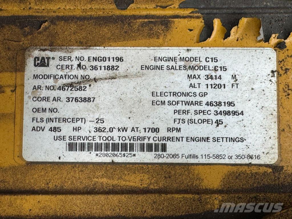 CAT 374FL Özel ekskavatörler