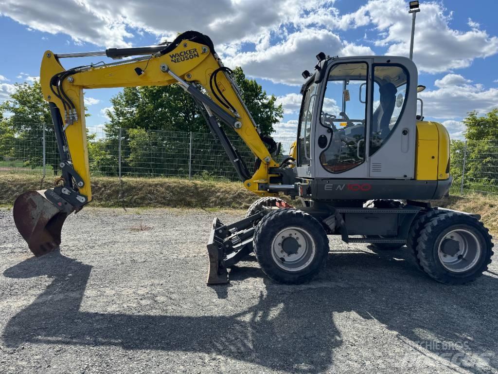 Wacker Neuson EW100 Lastik tekerli ekskavatörler