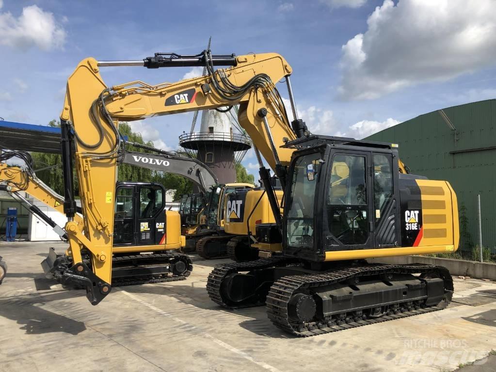 CAT 316 EL EPA Paletli ekskavatörler