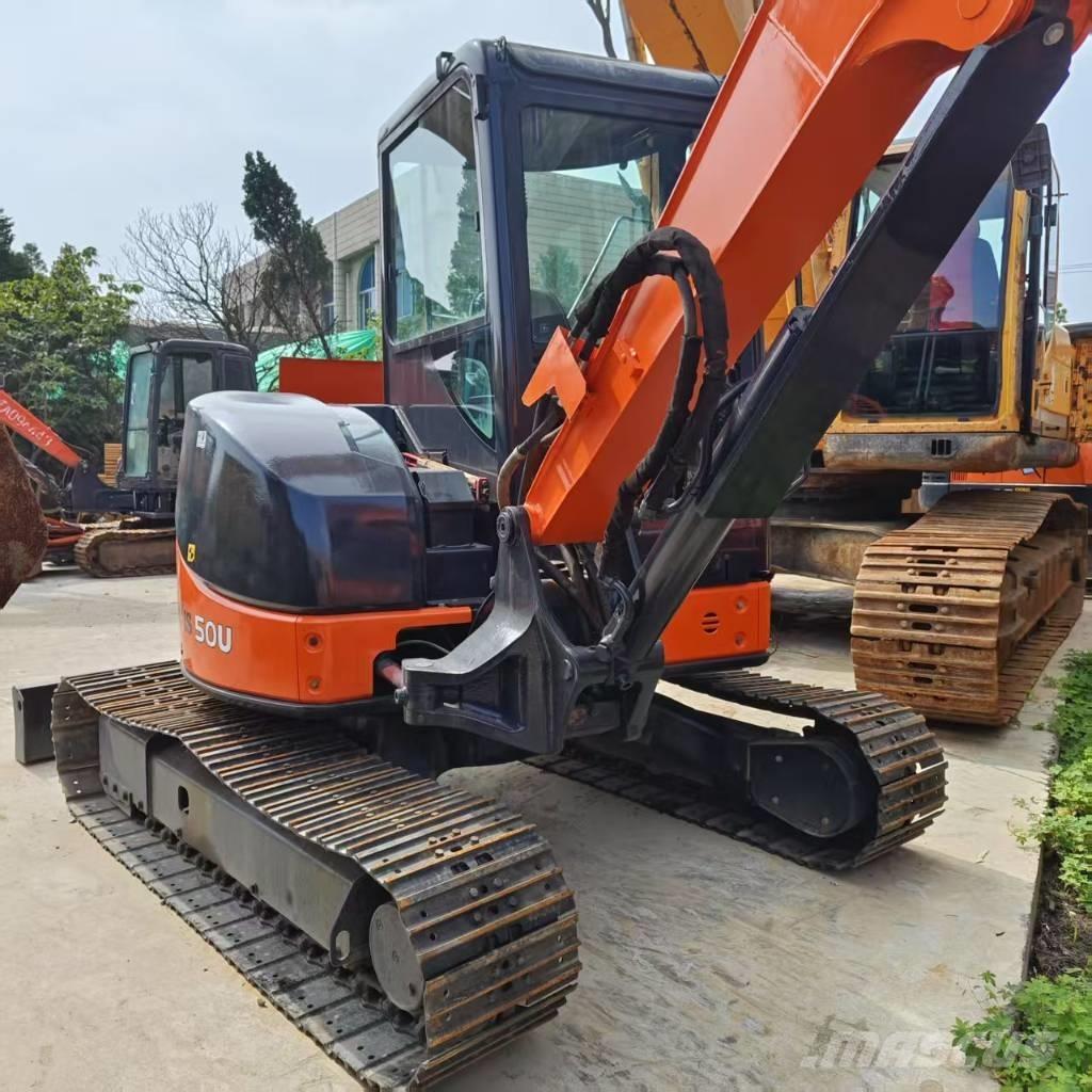 Hitachi ZX 50 U Mini ekskavatörler, 7 tona dek