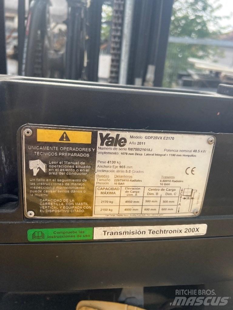 Yale 2500D Dizel forkliftler