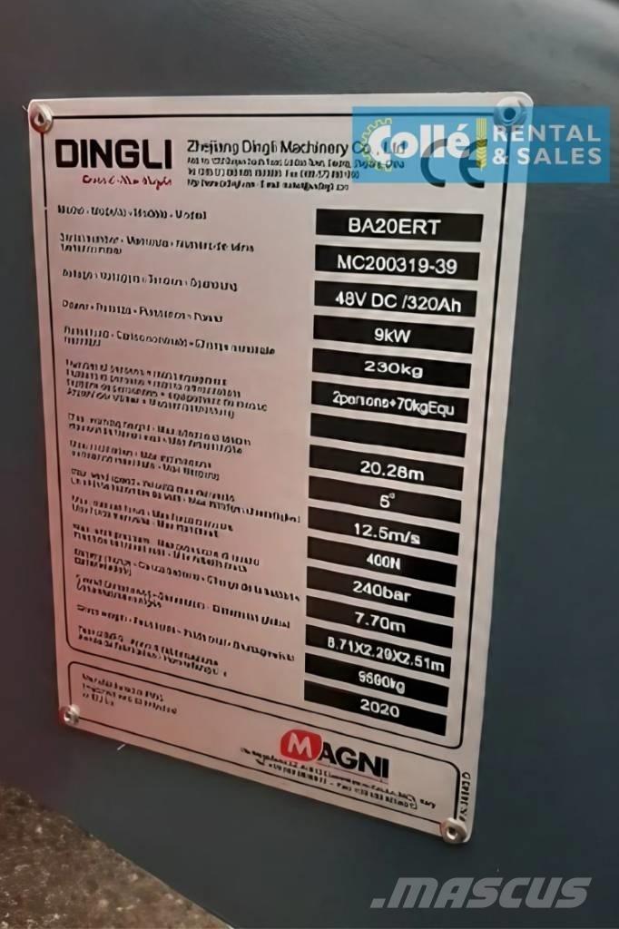Magni BA20ERT | 2020 Teleskopik yükleyiciler