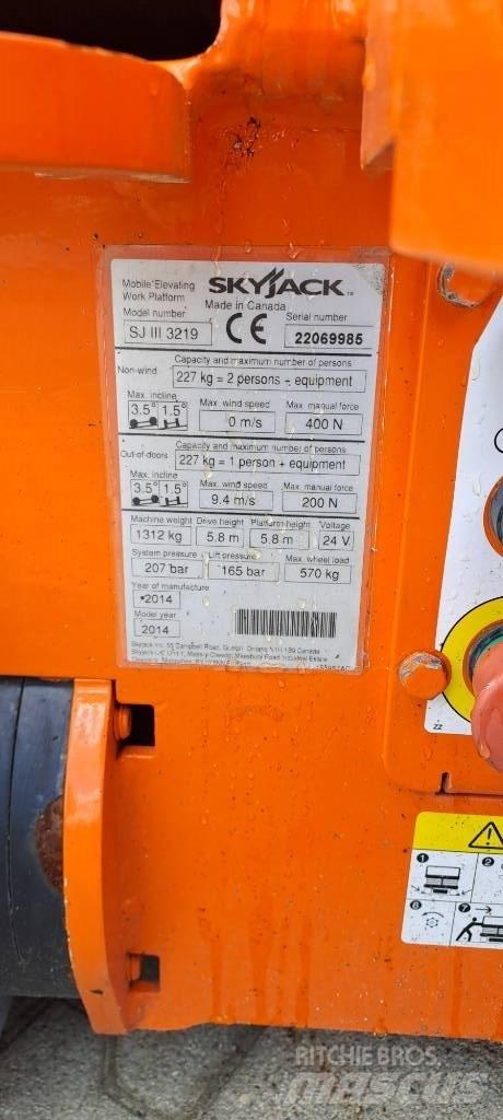 SkyJack SJIII 3219 Makasli platformlar
