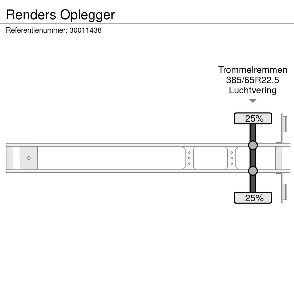 Renders Oplegger Kapali kasa yari römorklar