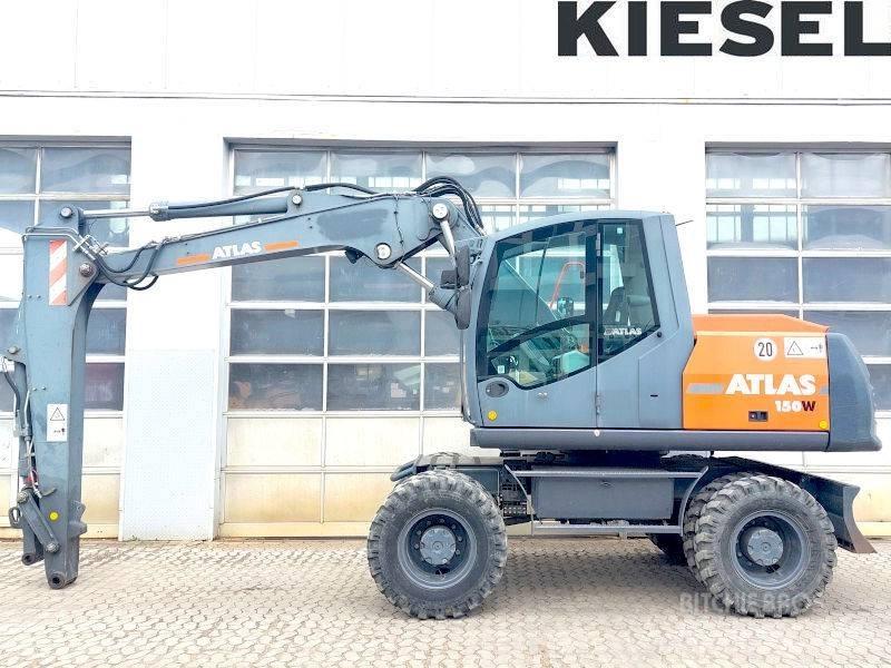 Atlas 150 W Lastik tekerli ekskavatörler