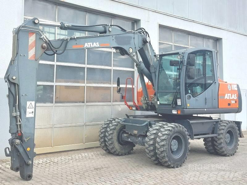 Atlas 150 W Lastik tekerli ekskavatörler