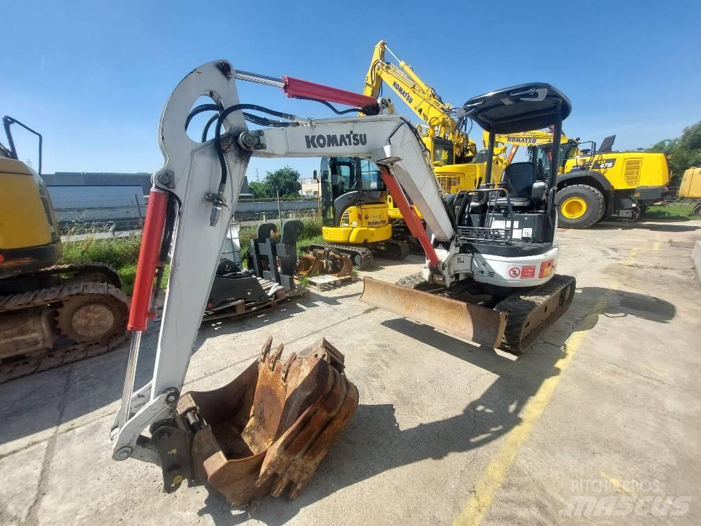 Komatsu PC27R-2 Mini ekskavatörler, 7 tona dek
