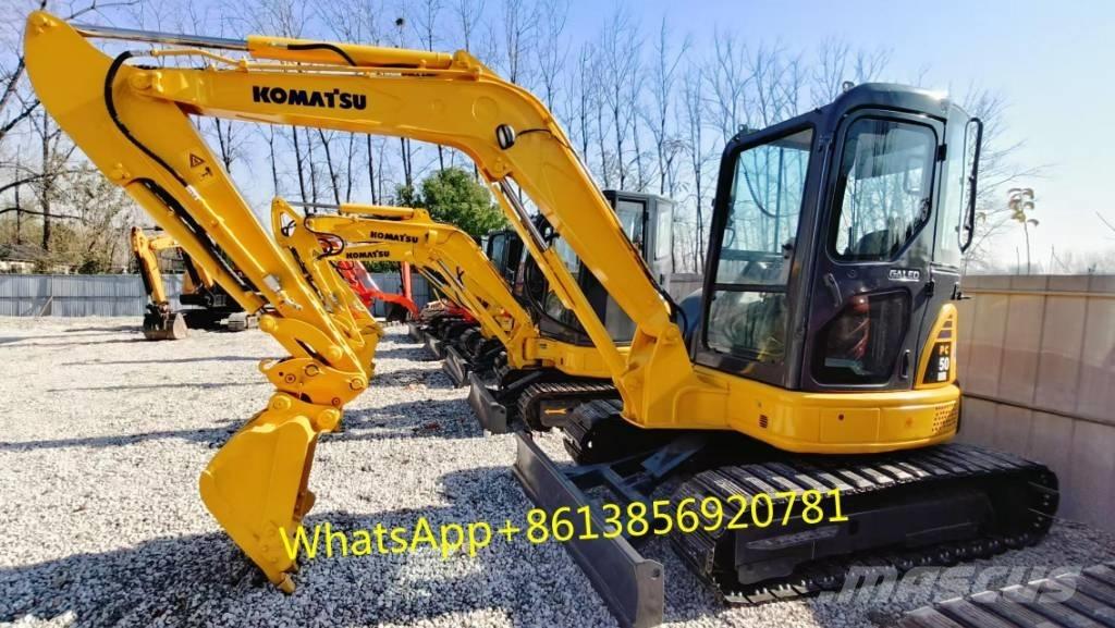 Komatsu PC 50 MR Mini ekskavatörler, 7 tona dek