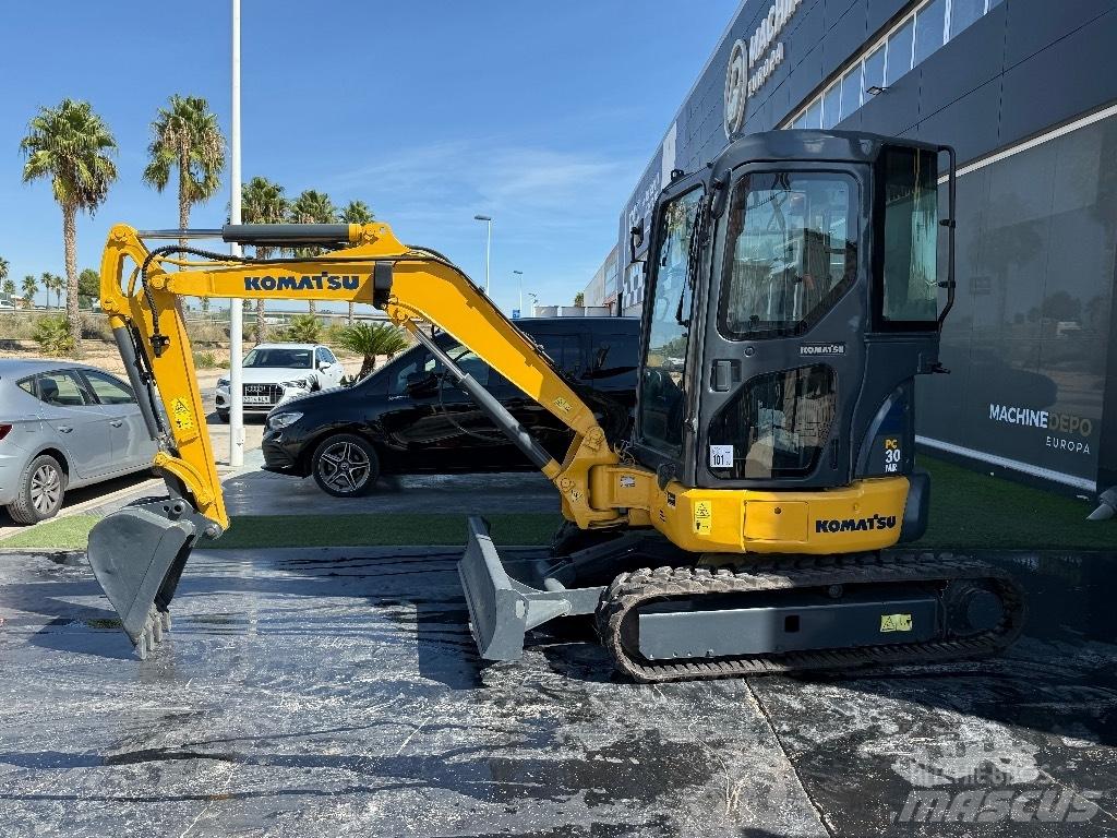 Komatsu PC 30 MR-3 Mini ekskavatörler, 7 tona dek