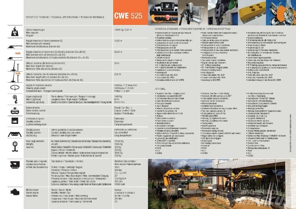 BG Lift CWE 525 Paletli vinçler