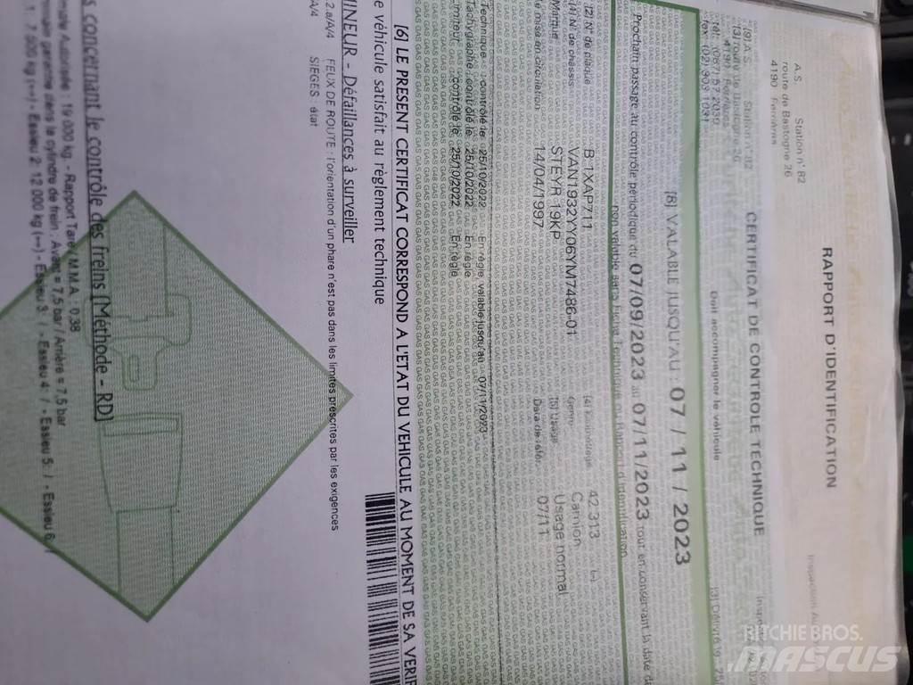 Steyr 19KP Vinçli kamyonlar