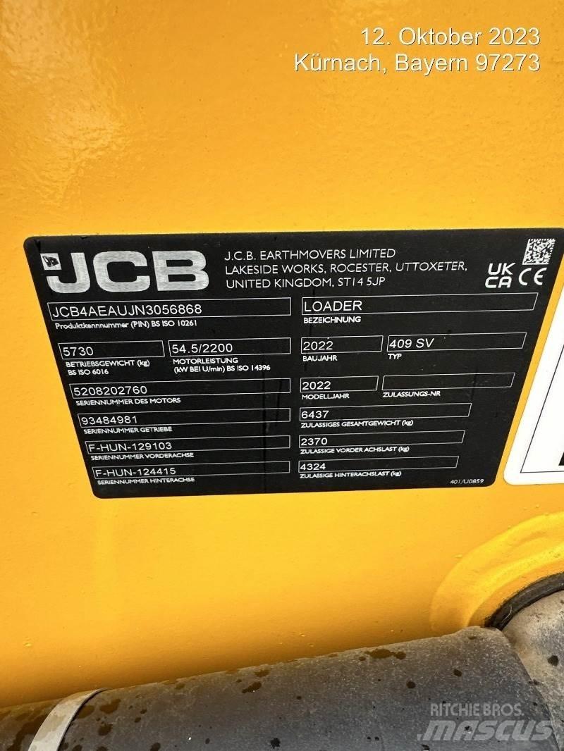 JCB 409 Tekerlekli yükleyiciler
