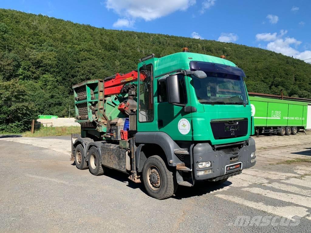 JENZ MAN TGS 6x4 Ağaç öğütücüler
