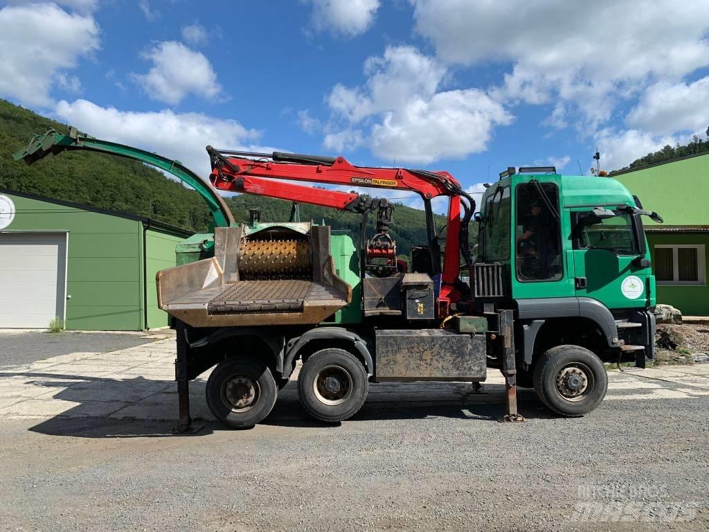 MAN - JENZ TGS 6x4 Ağaç öğütücüler