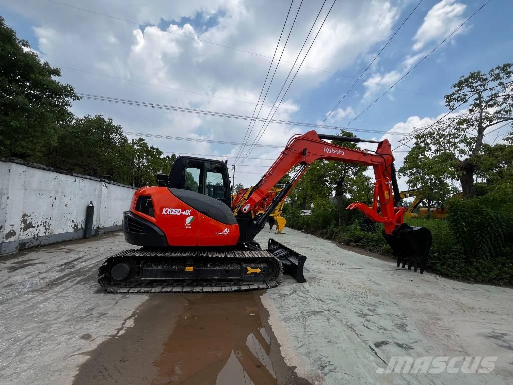 Kubota KX 080-4 CX Mini ekskavatörler, 7 tona dek