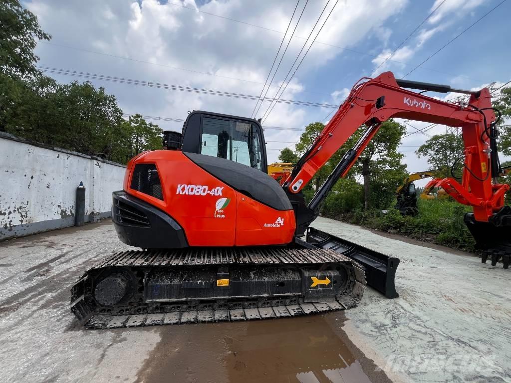 Kubota KX 080-4 CX Mini ekskavatörler, 7 tona dek