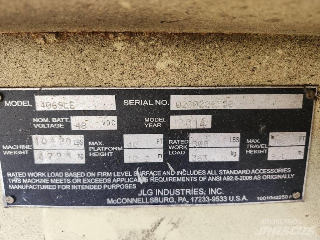 JLG 4069 LE Makasli platformlar