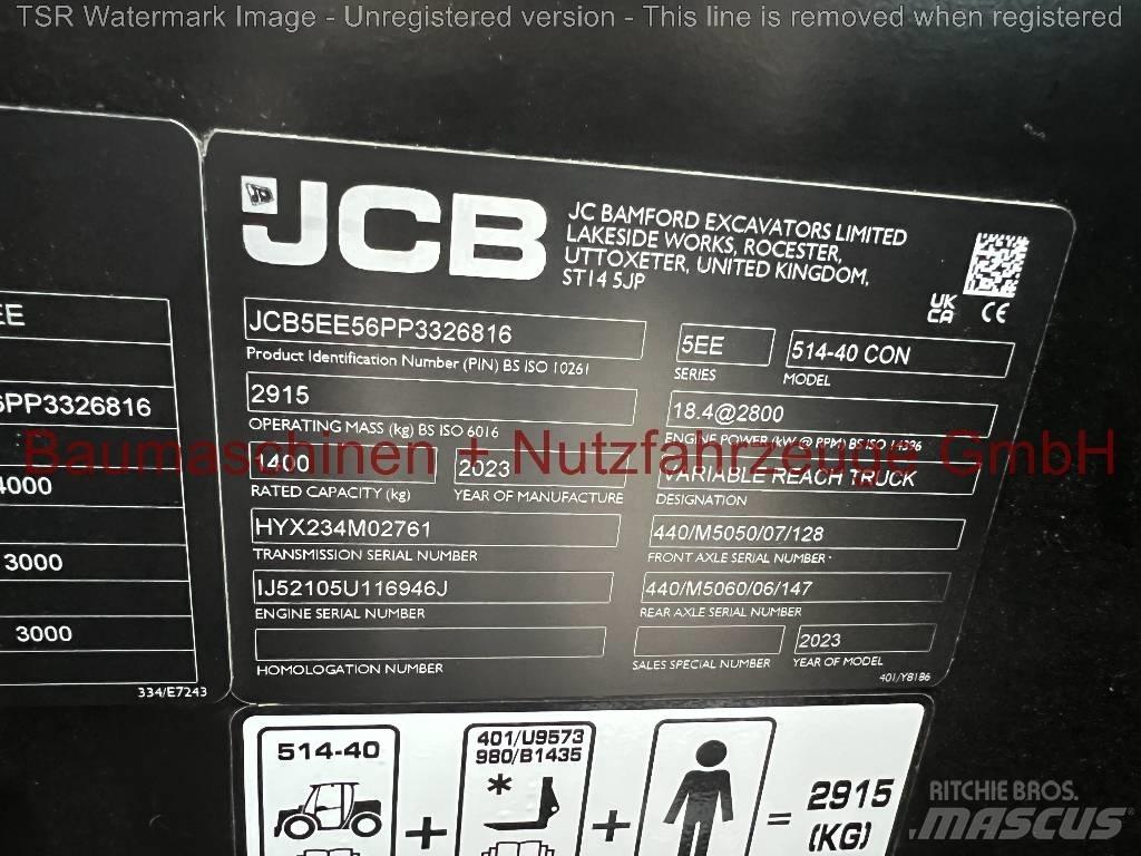 JCB 514-40 CTC -Demo- Teleskopik yükleyiciler