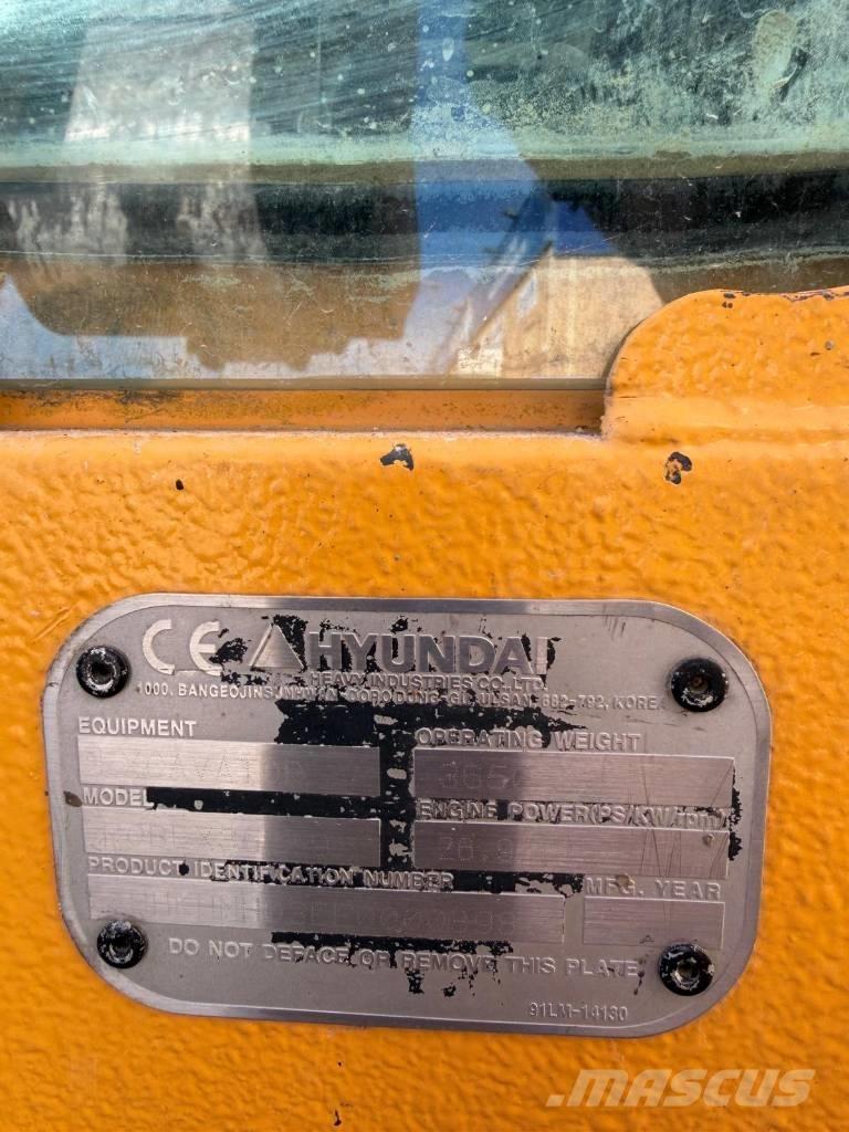 Hyundai Robex 35 Z-9 Mini ekskavatörler, 7 tona dek