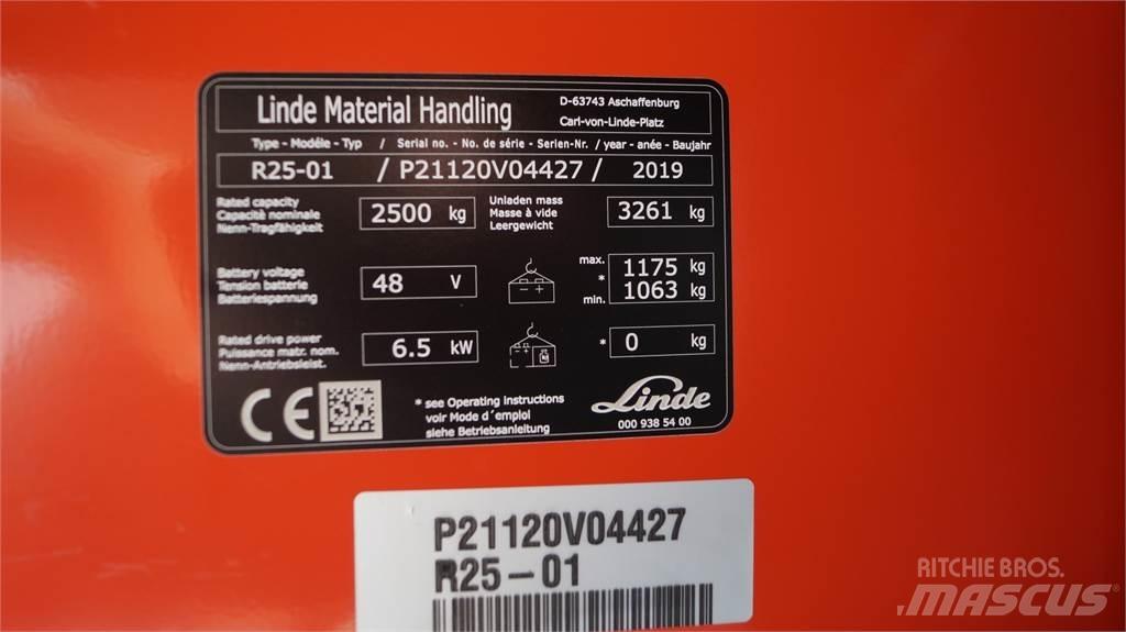 Linde R25 Reach truck - depo içi istif araçları