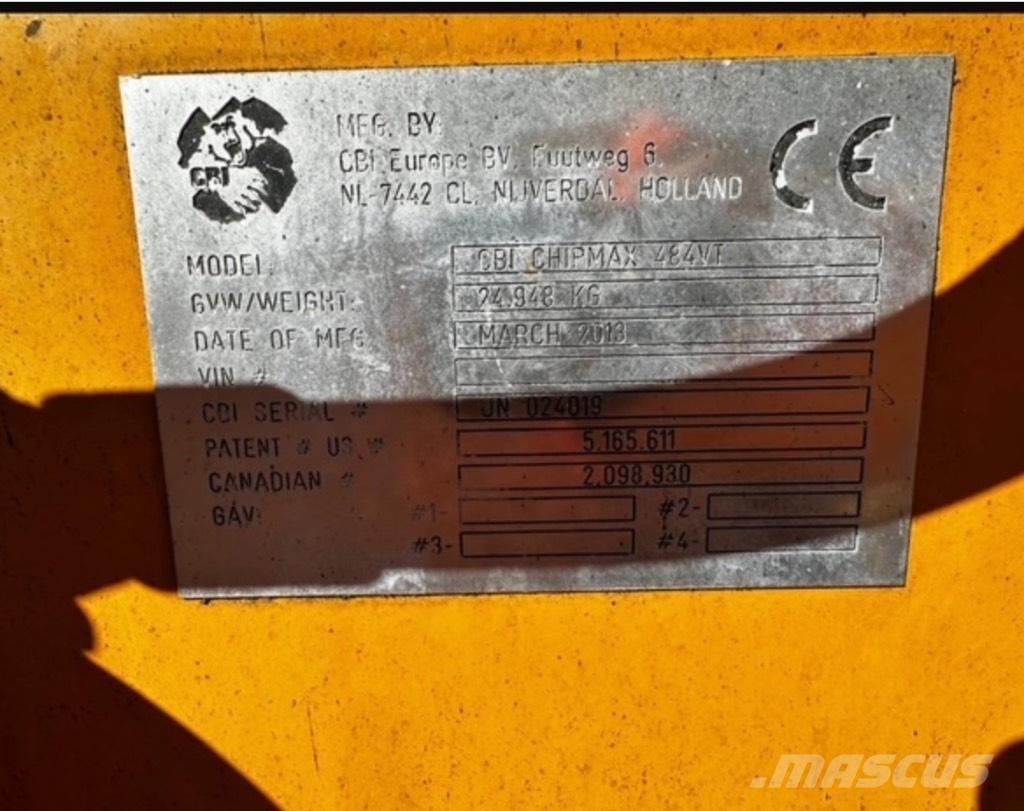 CBI Chipmax 484VT Ağaç öğütücüler