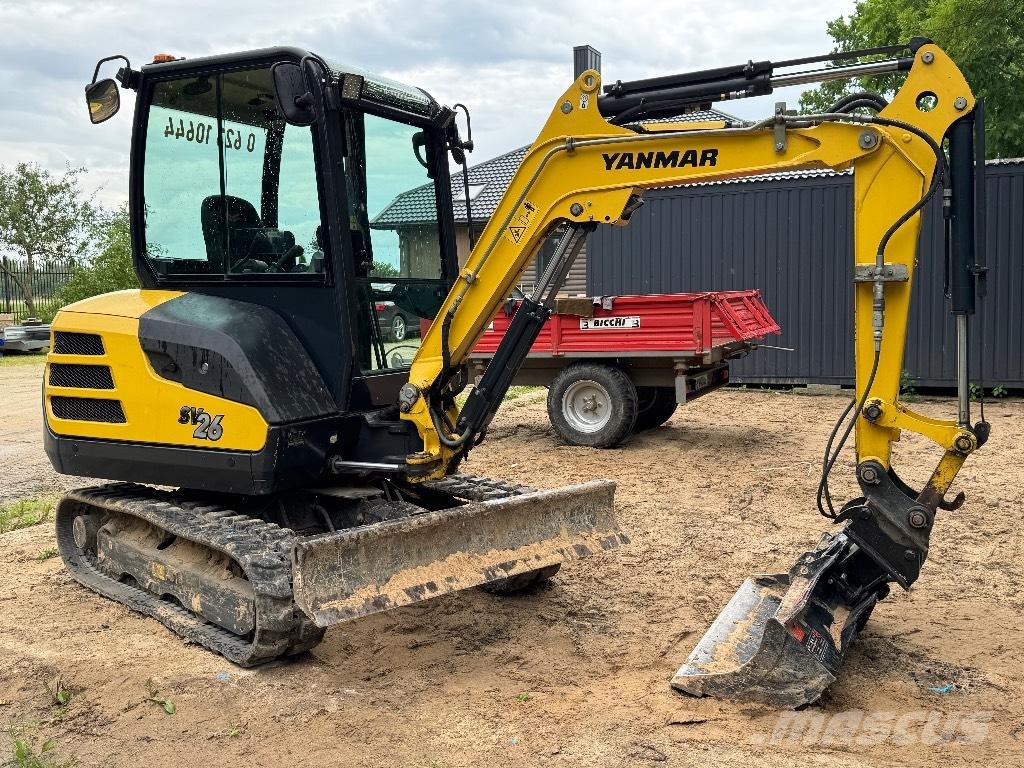 Yanmar SV 26 Mini ekskavatörler, 7 tona dek