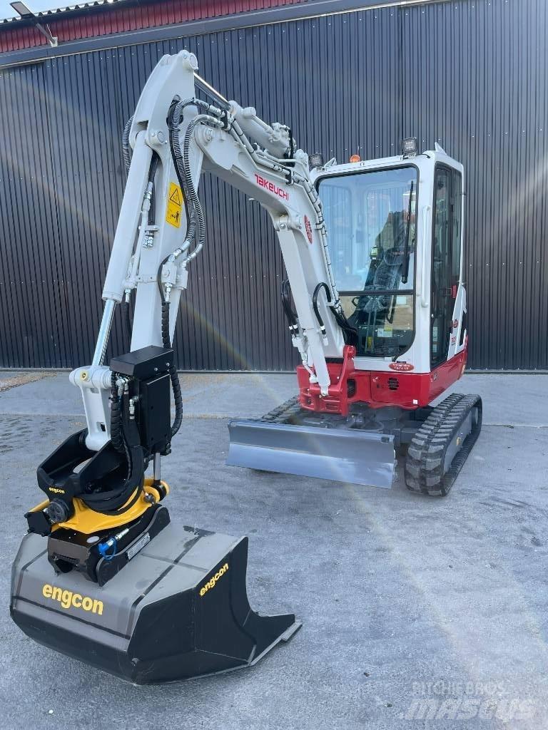 Takeuchi TB 225 Mini ekskavatörler, 7 tona dek