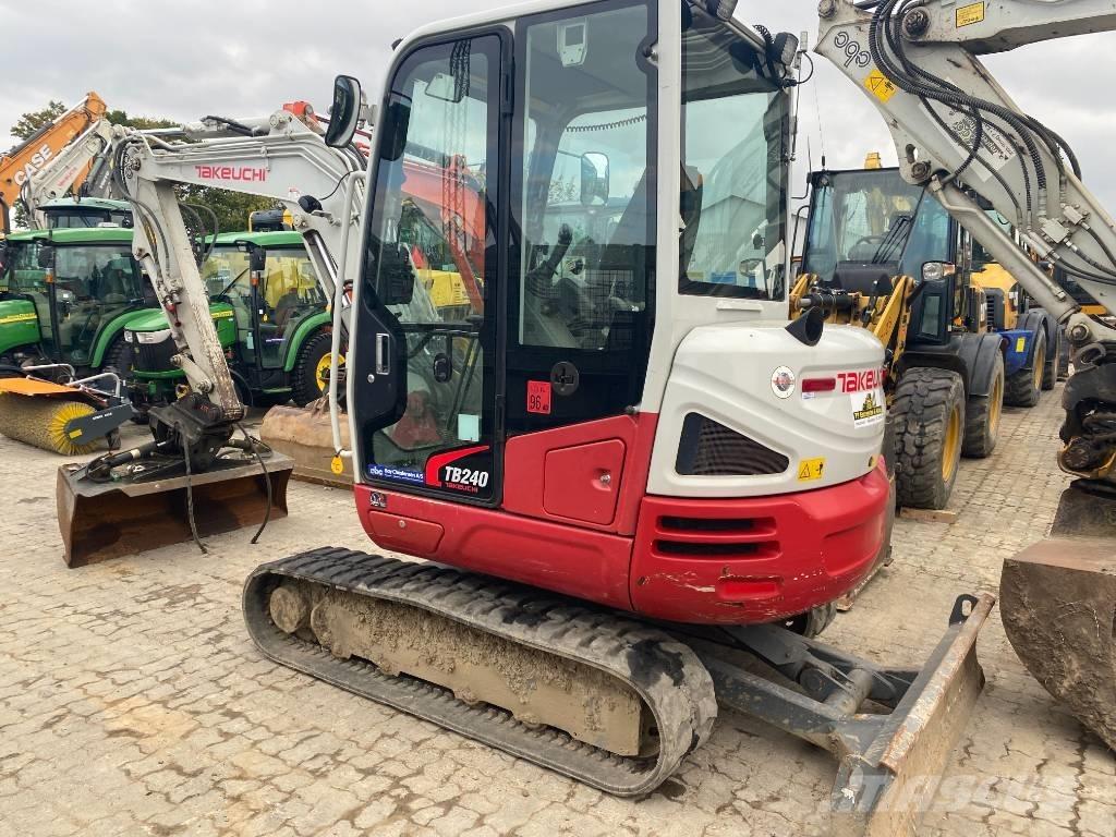 Takeuchi TB 240 Mini ekskavatörler, 7 tona dek