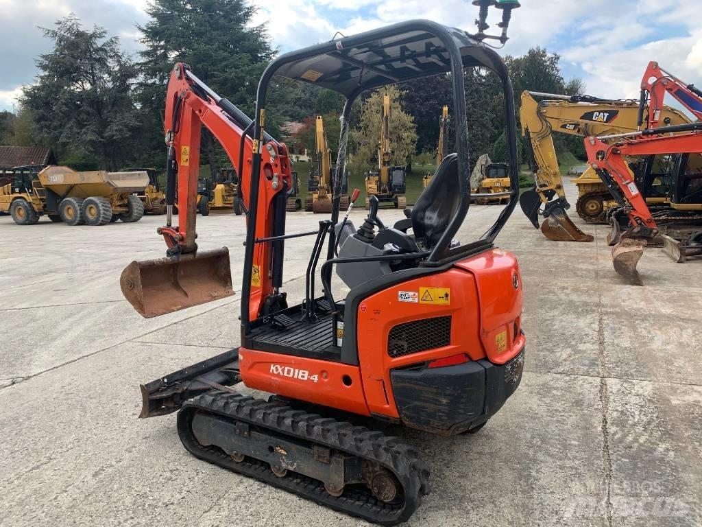 Kubota KX 018-4 Mini ekskavatörler, 7 tona dek