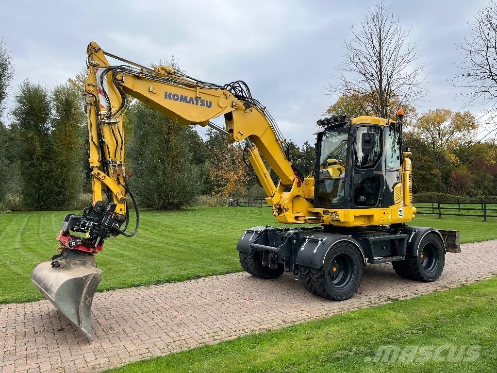 Komatsu PW 118 Lastik tekerli ekskavatörler