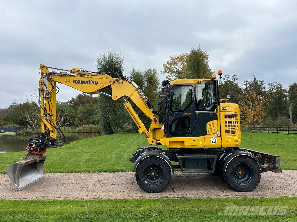 Komatsu PW 118 Lastik tekerli ekskavatörler