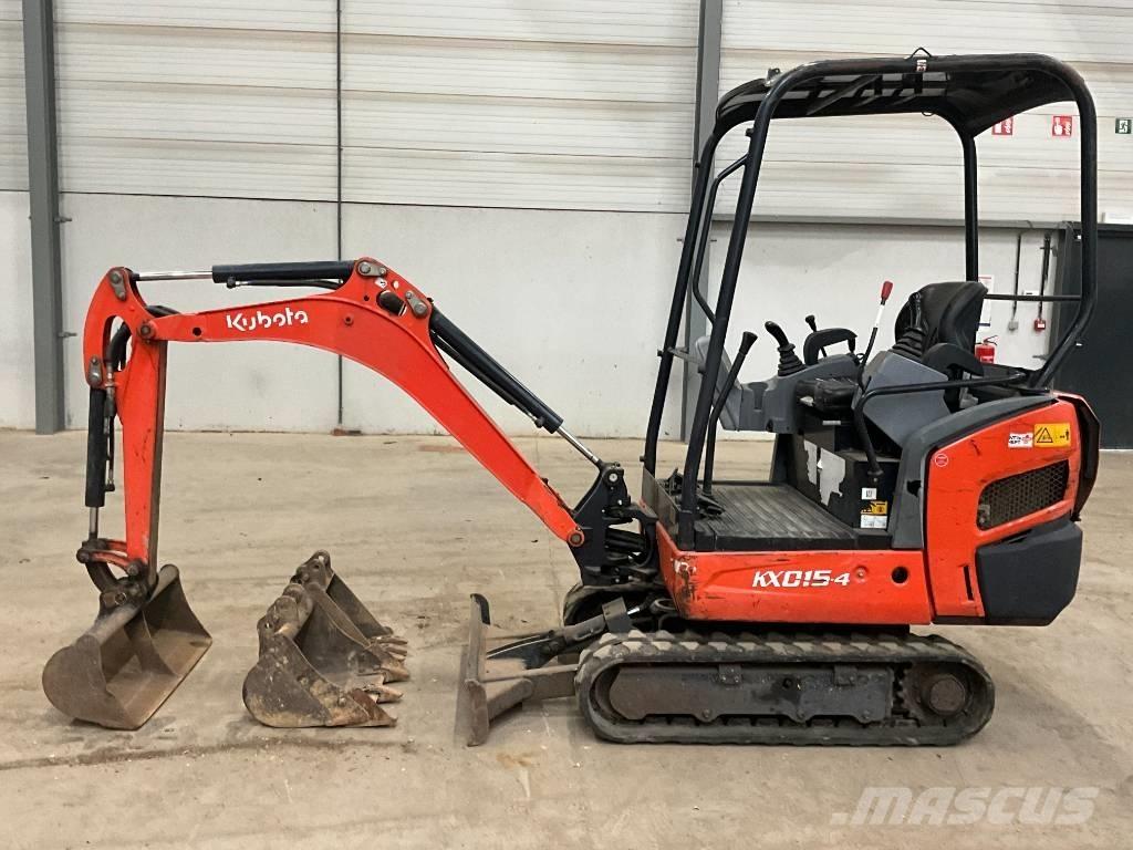 Kubota KX 015-4 Mini ekskavatörler, 7 tona dek
