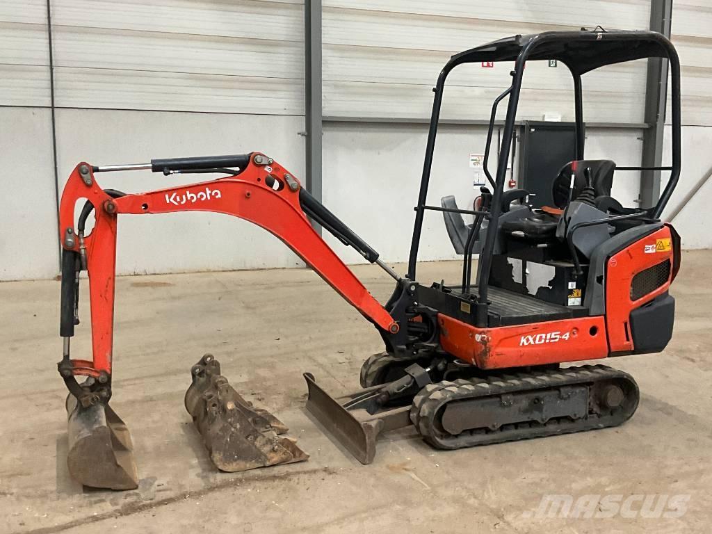 Kubota KX 015-4 Mini ekskavatörler, 7 tona dek