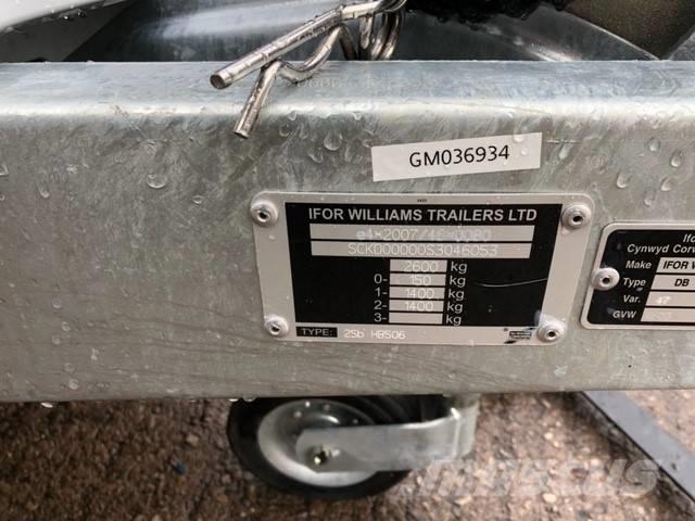 Ifor Williams HB 506 Hayvan nakil yari römorklari
