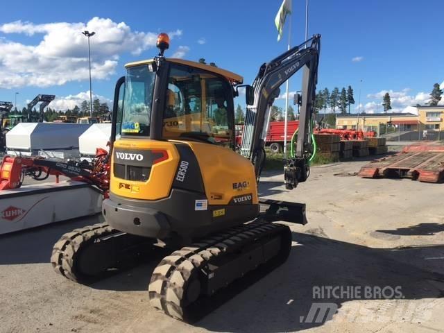 Volvo ECR50D / UTHYRES Mini ekskavatörler, 7 tona dek